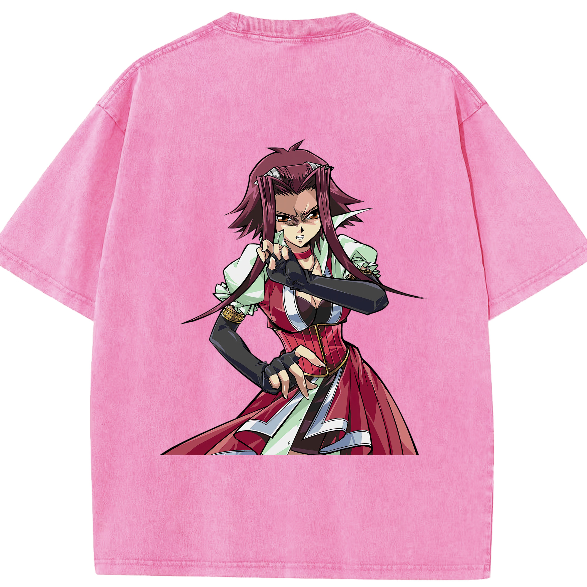 （画像用） 遊☆戯☆王 Yu-Gi-Oh! 綿100% ヴィンテージ風 半袖Tシャツ（背面プリント）